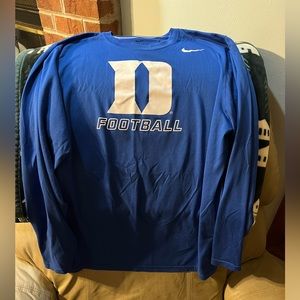 Duke Football | Nike | Long Sleeved Tee| Adult Large